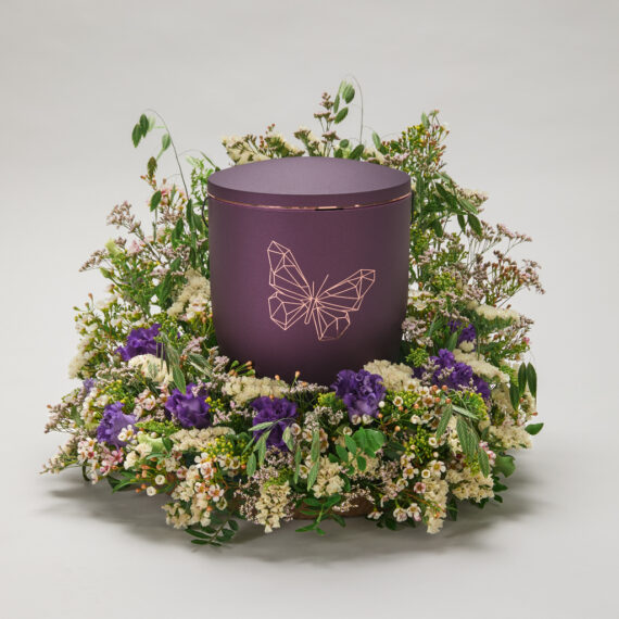 Nr. 50C Urnedekorasjon, blå toner