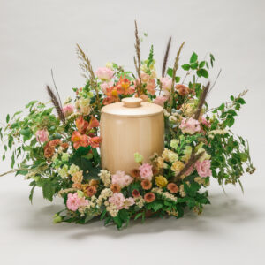 Nr. 50B Urnedekorasjon, lys fersken