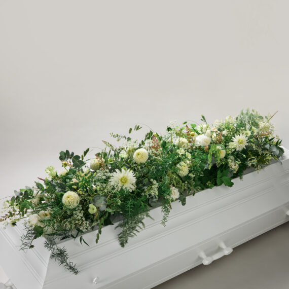 Nr. 40J Kistedekorasjon heldekkende, valgfrie farger